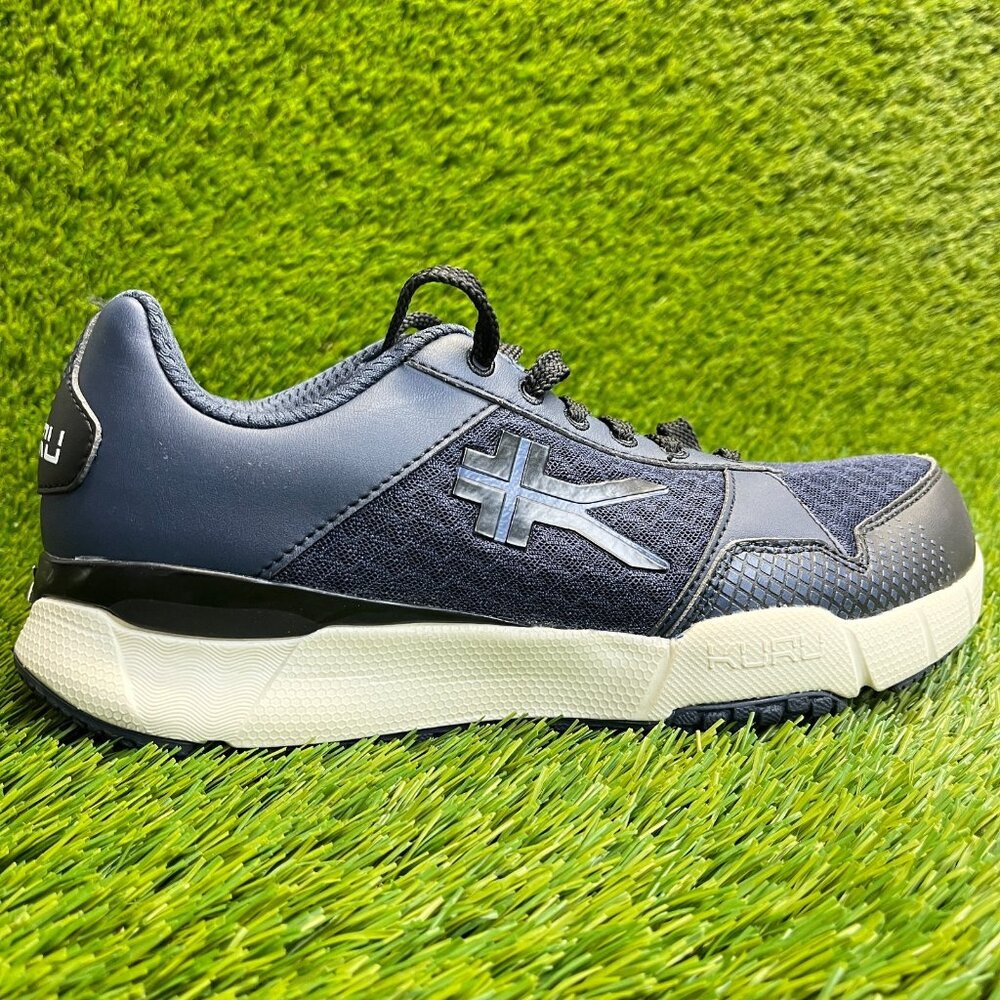 Kuru Quantum 2.0 Mens Size 6.5E Blue White Black Athletic Running Shoes Sneakers